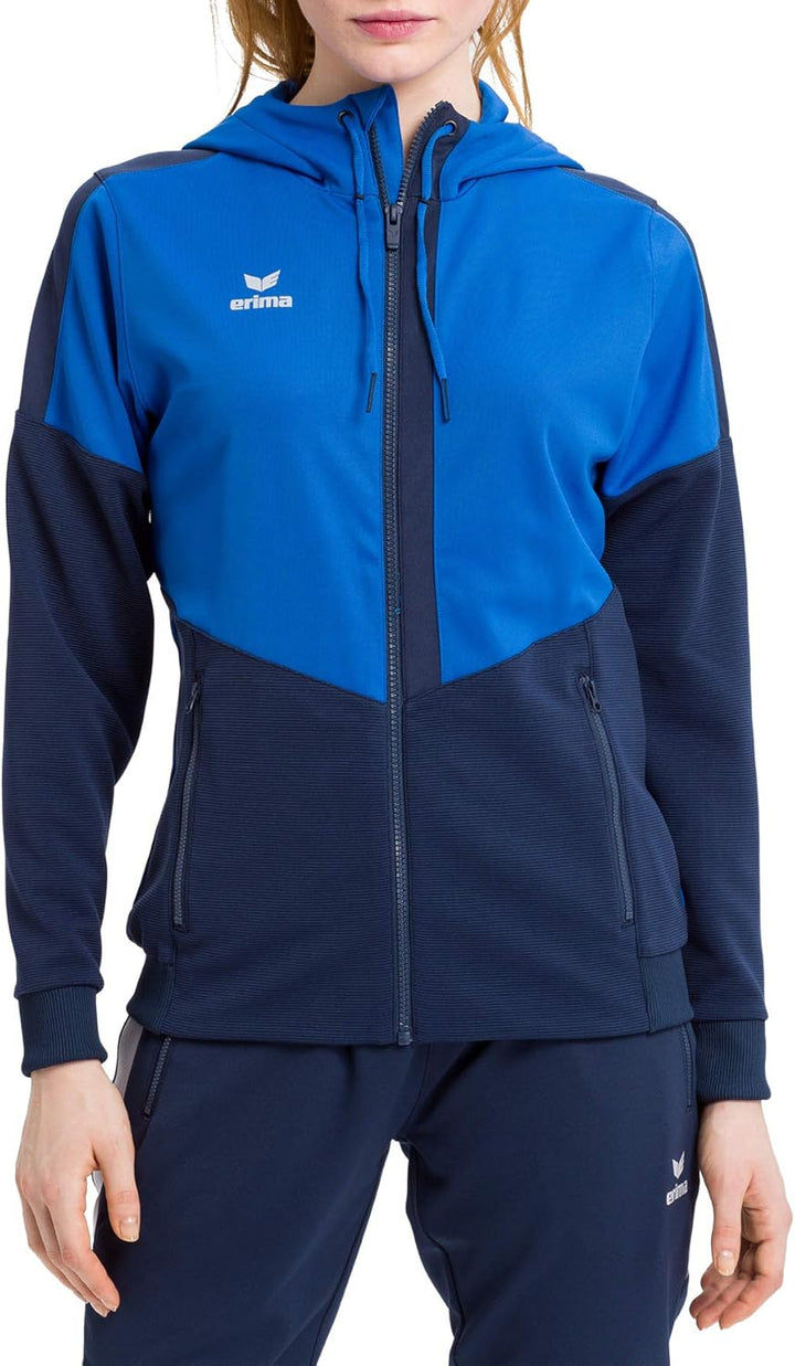 Erima Damen Squad Trainings Jacke 34 New Royal/New Navy, 34 New Royal/New Navy