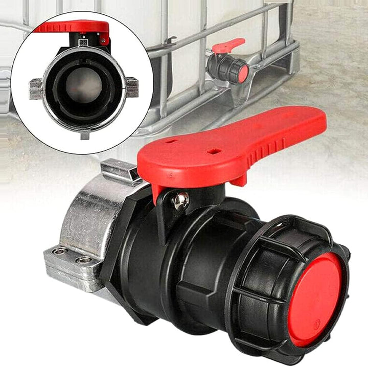 STEEIRO IBC Adapter Kugelhahn Tank Ersatz Kugelhahn Absperrhahn S60x6(60mm) S75x6 (75mm) DN50