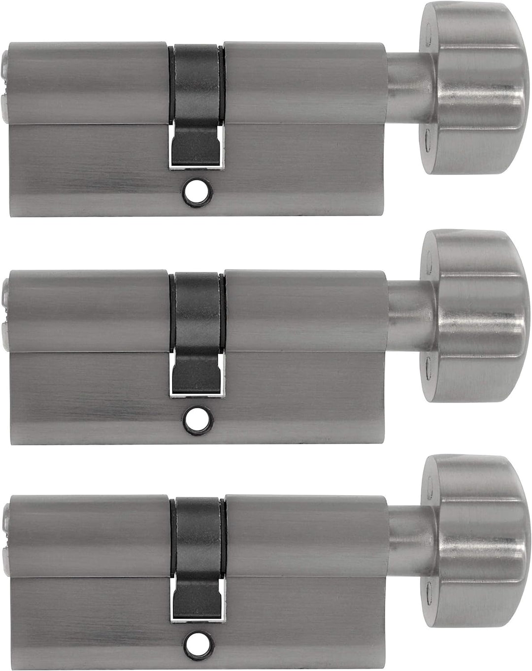 3x Knaufzylinder KD 80 mm 40/40 gleichschliessend inkl. 15 Schlüssel