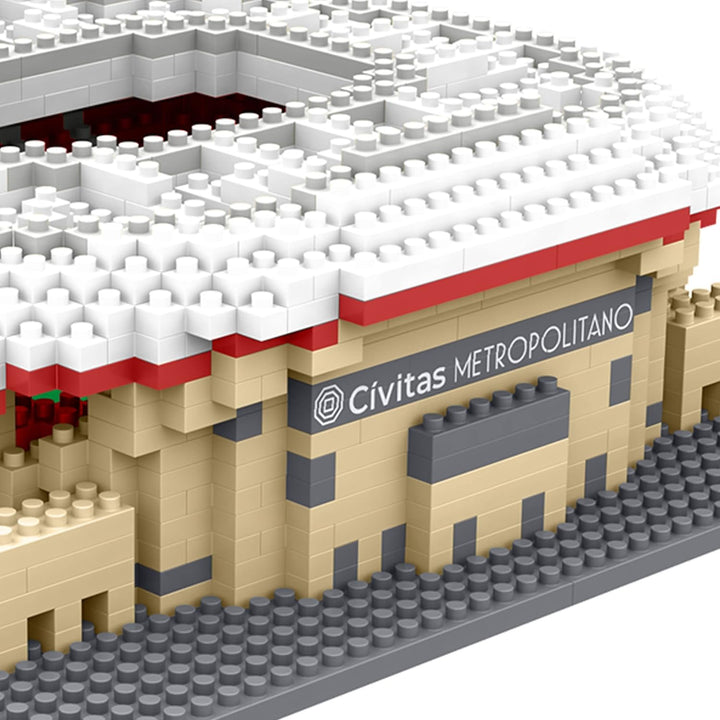 FOCO Offiziell Lizenziertes Mini-BRXLZ-Stadion-Spielzeugmodell (Atletico Madrid FC), Atletico Madrid