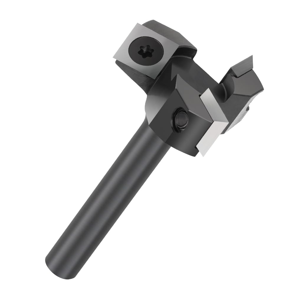 BALUGAEA Planfräser 8mm Schaft Durchmesser 35 mm Hobelfräser Hobelfräser Wendeplattenfräser Nutfräse