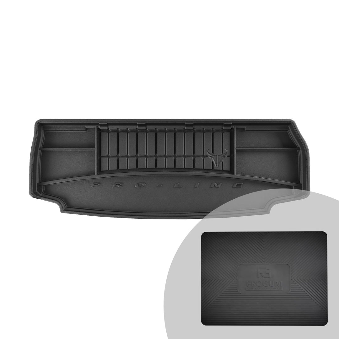 FROGUM ProLine 3D Gummimatte Exklusive Auto Kofferraummatte Kofferraumwanne für Renault Grand Scenic