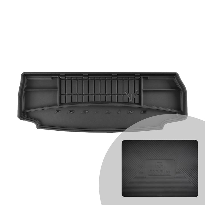 FROGUM ProLine 3D Gummimatte Exklusive Auto Kofferraummatte Kofferraumwanne für Renault Grand Scenic
