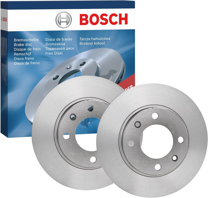 Bosch BD395 Bremsscheiben - Hinterachse - ECE-R90 Zertifizierung - zwei Bremsscheiben pro Set