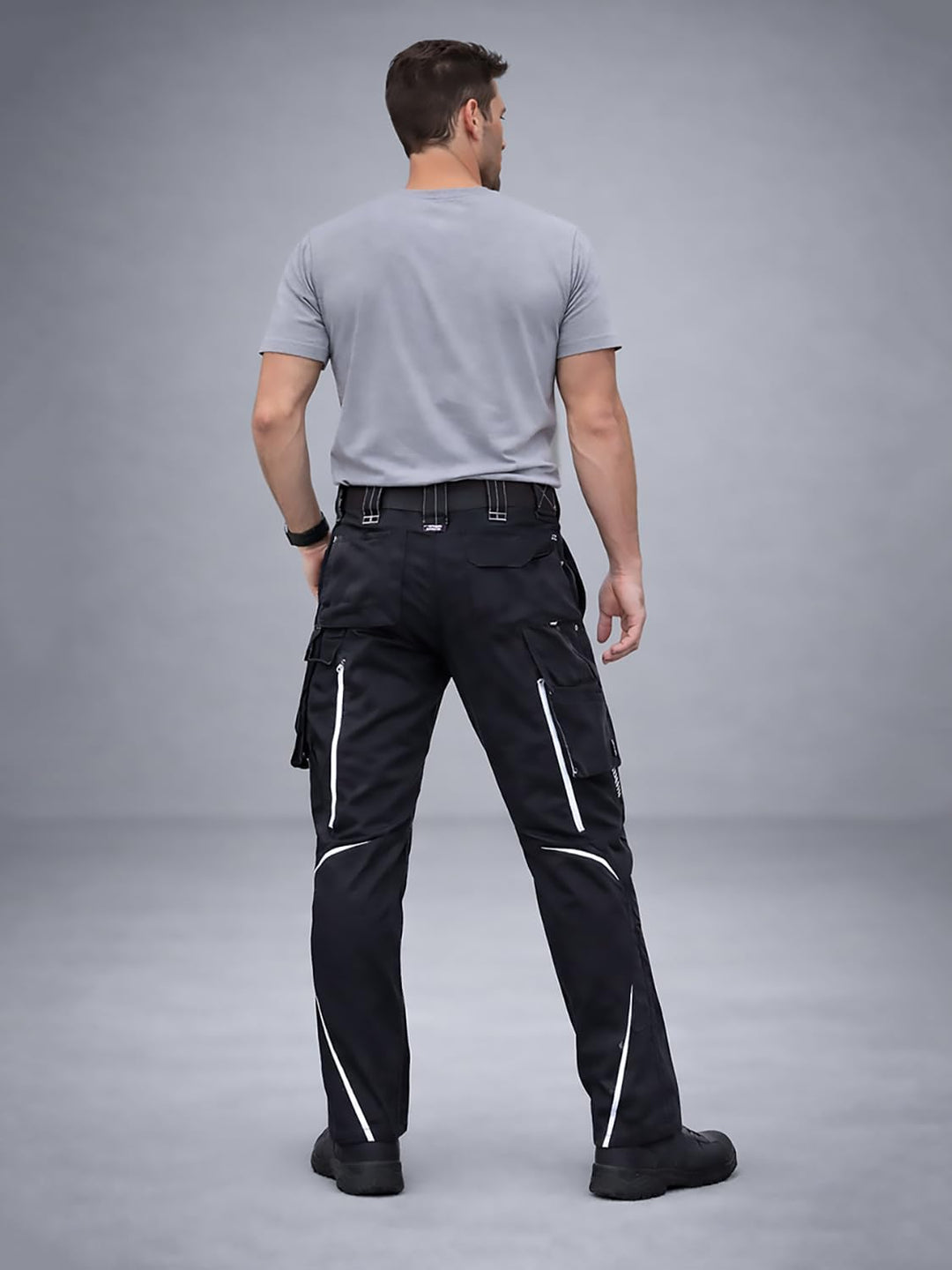 engelbert strauss 65561 Bundhose e.s.Motion 2020 schwarz/Platin Grösse 48, 48