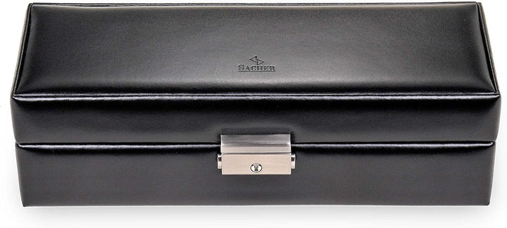 SACHER Uhrenetui für 6 Uhren new classic/schwarz (Leder)
