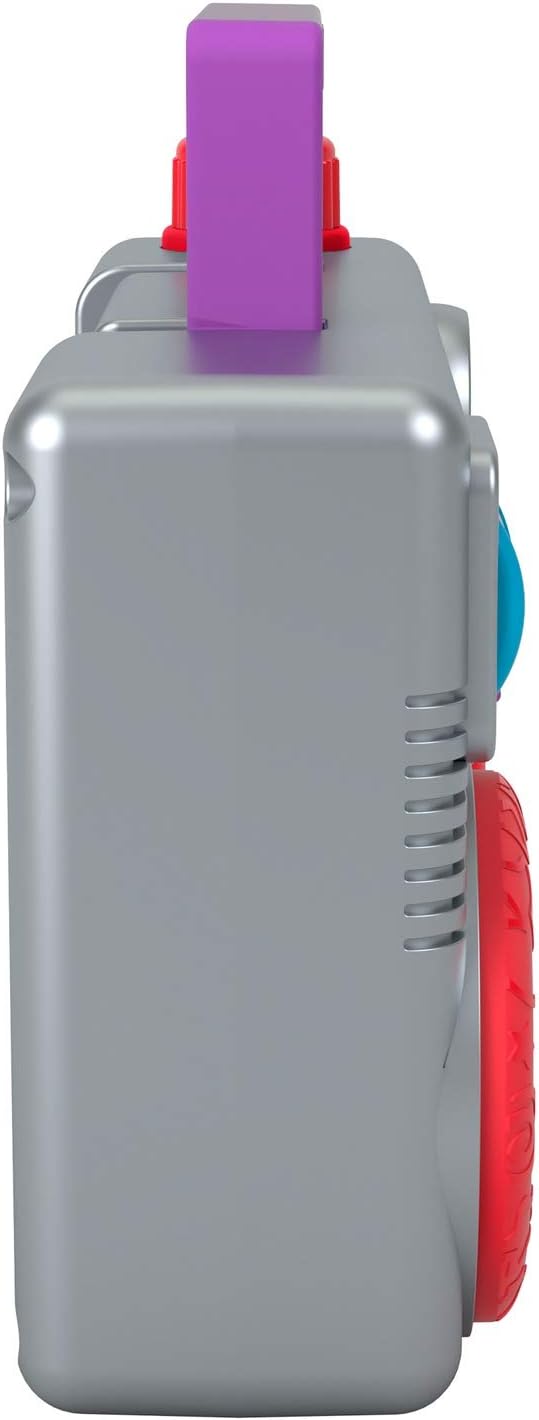 Fisher-Price Lachen und Lernen, Ghettoblaster-Spielzeug mit Geräuschen, Geschenk für Babys ab 6 Mona