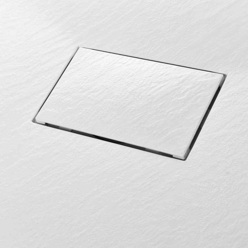 vidaXL Duschwanne SMC Weiss 80x80 cm