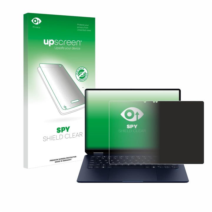 upscreen Anti-Spy Blickschutzfolie für HP OmniBook Ultra Flip 14-fh Made in Germany, Privacy Display