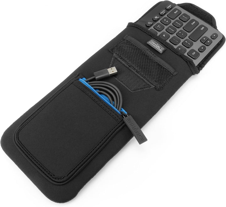 Enhance Schutzhülle für Bluetooth-Tastaturen wie Logitech-K810, Anker, Apple-Magic-Keyboard (bis zu