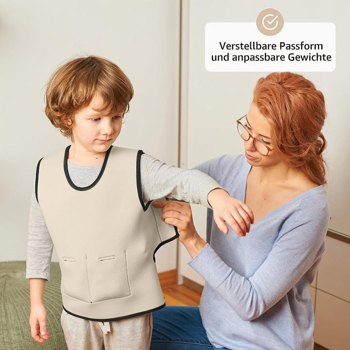 Gewichtsweste Kinder | Weighted Vest als ADHS Hilfsmittel und Autismus Hilfsmittel | Autismus-Sensor