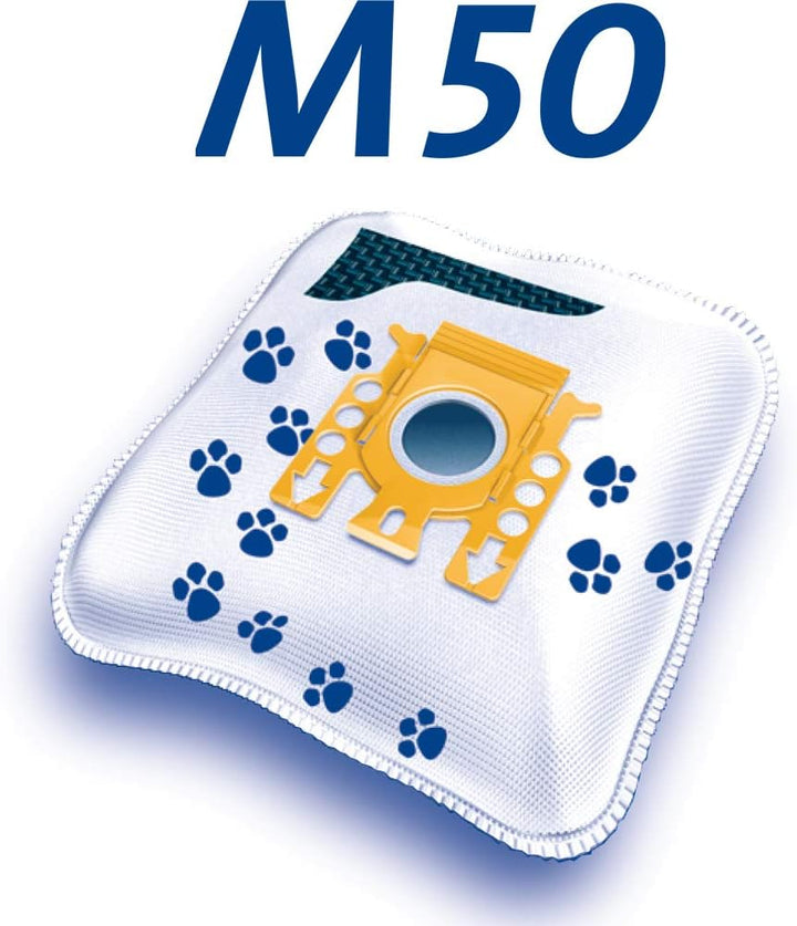 Swirl NeutralizAir M50 Staubsaugerbeutel (für Miele Staubsauger, 4 Beutel, 1 Filter) Motorfilter Uni