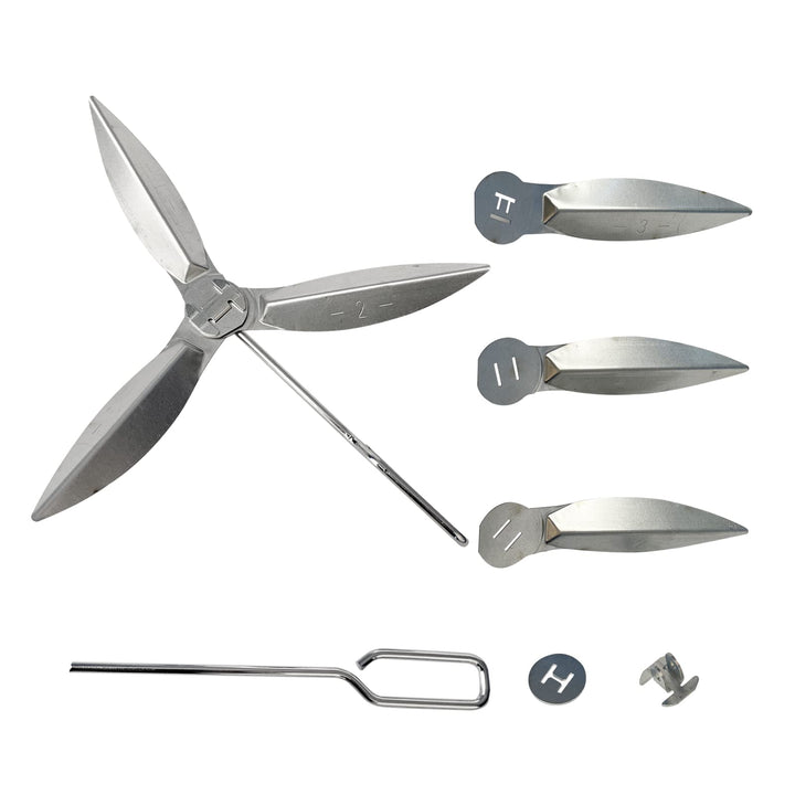 YWNYT 2 Set 22-1/2 Zoll One-Touch Reinigungssystem Kit, kompatibel mit Weber Grillteilen, 7444 Weber