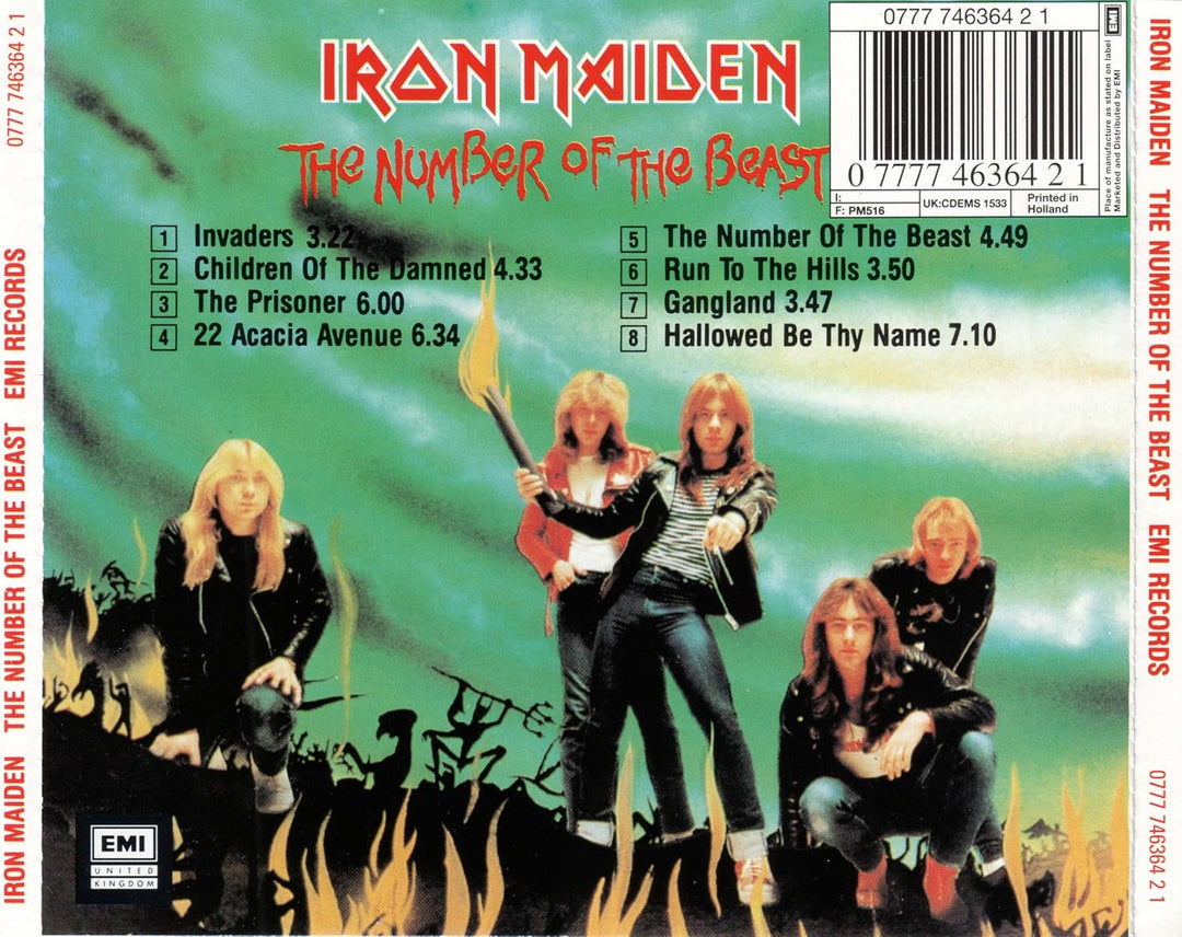 The Number of the Beast, Audio-CD