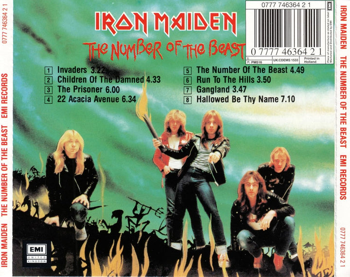 The Number of the Beast, Audio-CD