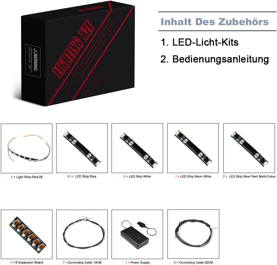 Led Licht Set für Lego 42160 Audi RS Q e-tron (Kein Lego-Modell), Dekorationsbeleuchtungsset Kompati