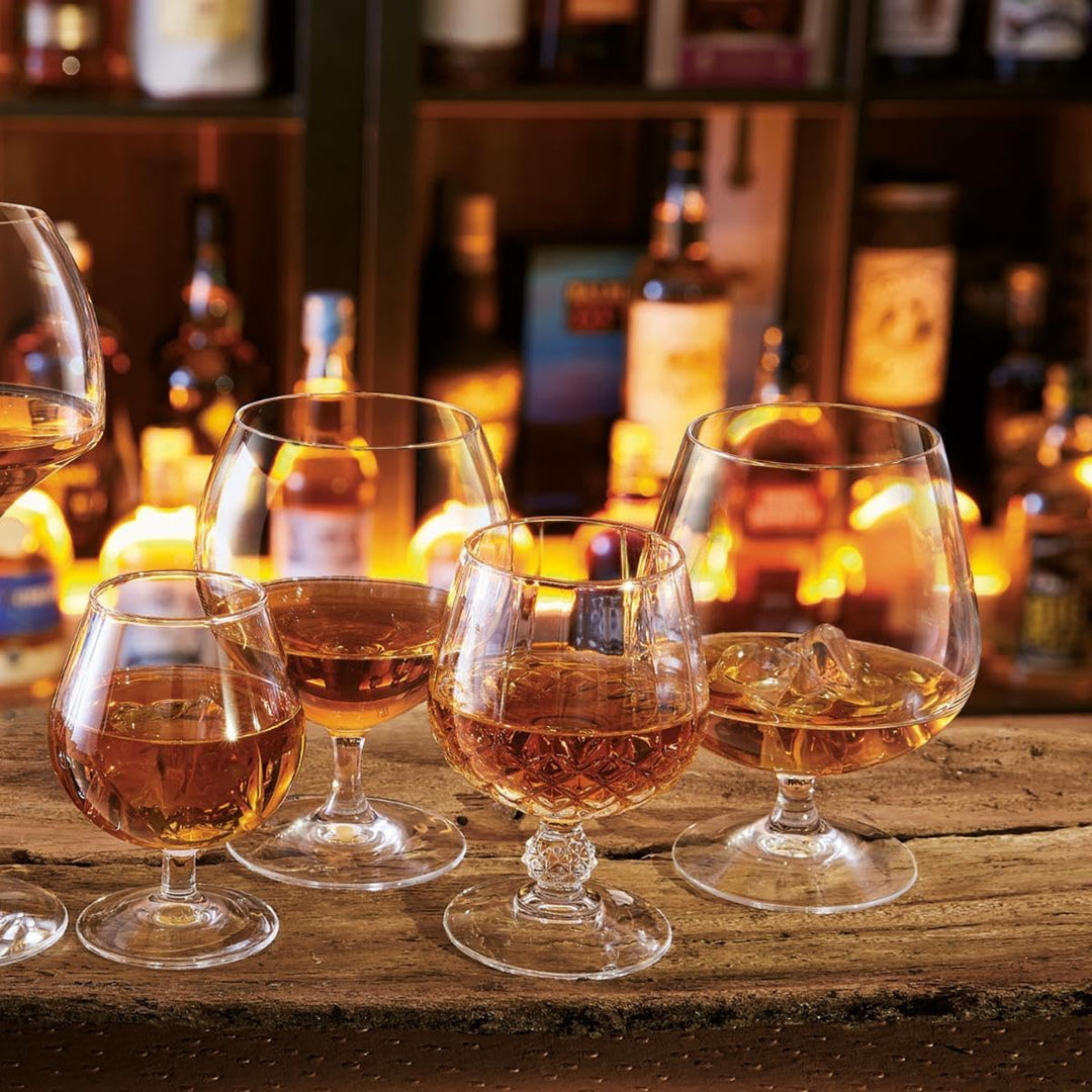 Arcoroc ARC 62664 Degustation Cognacschwenker, Cognacglas, 410ml, Glas, transparent, 6 Stück, 410ml