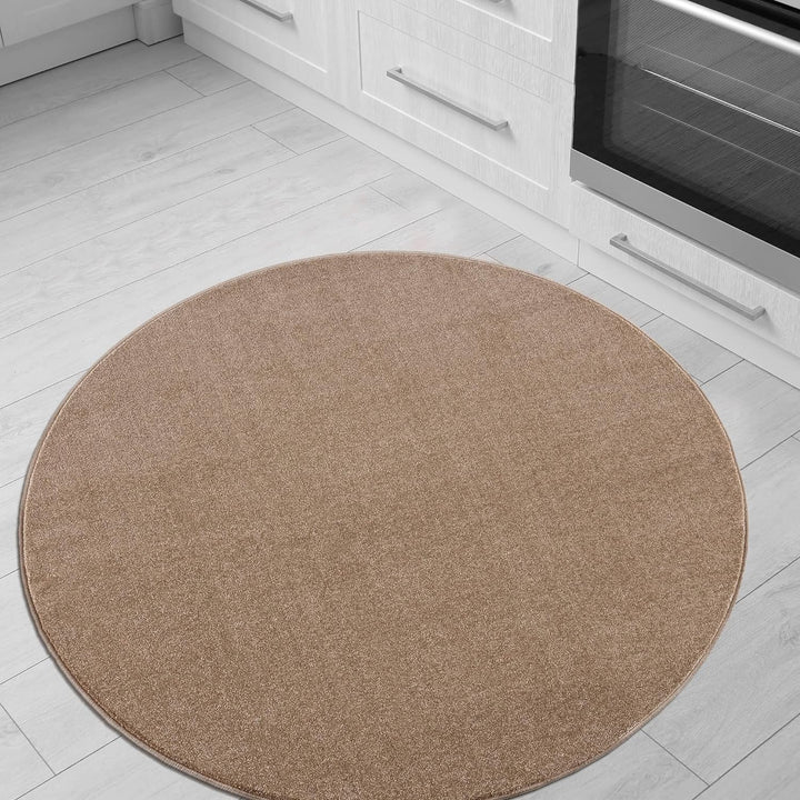 Impression Kurzflor-Wohnzimmerteppich - Schlichte Moderne Teppiche für Schlafzimmer, Büro, Flur, Küc