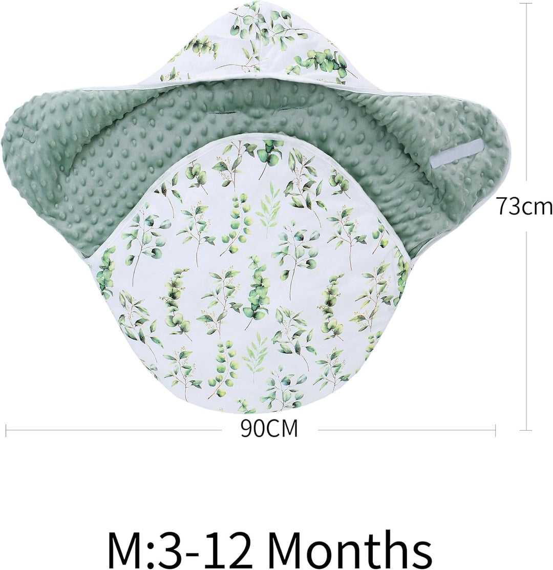 Einschlagdecke Babyschale für Winter Buggy Universal Fusssack Babydecke Baumwolle Baby Pucksack für