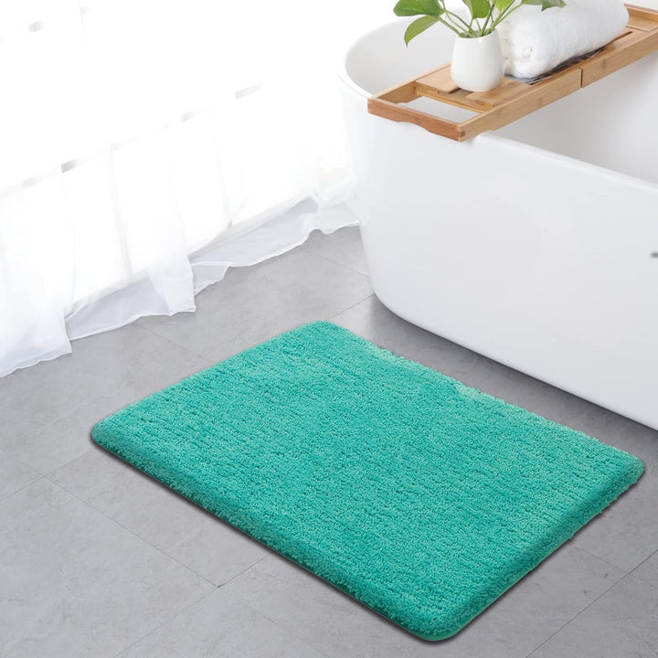 SFLXO Badematte 80cm x 50cm rutschfest-Badvorleger Maschinenwaschbar Anti-Rutsch Badteppich Weich Wa