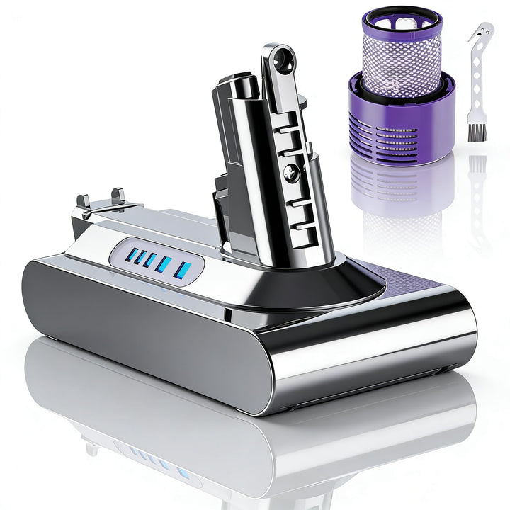 V10 8000mAh/8.0Ah Li-ion Akku Ersatzakku für Dyson V10 Akku Kompatibel mit Dyson SV12 Animal Absolut