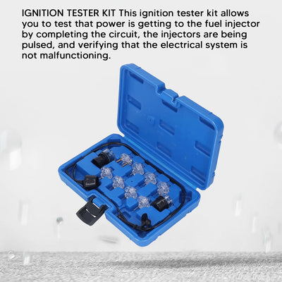Einspritzdüsen Testkit 11 Teilig, 8 Leuchten, 2 Iac Tester, 1 Verlängerungskabel Zur Diagnose Von Ve