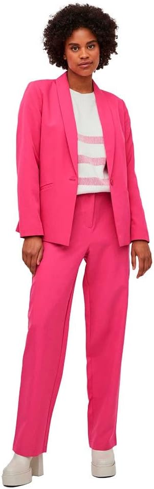 Vila Damen Vikamma Noos Blazer 38 Pink Yarrow, 38 Pink Yarrow