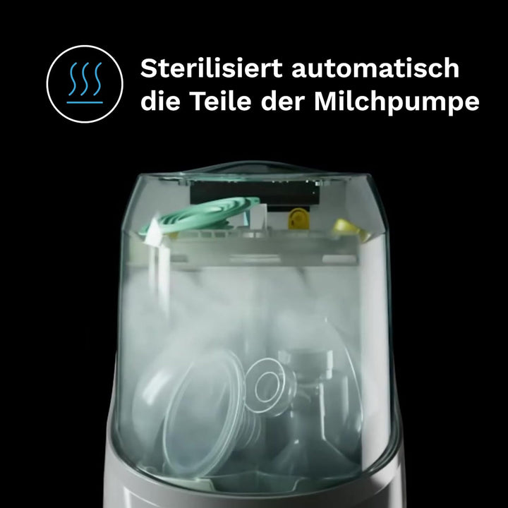 Baby Brezza Bottle Washer Pro Einsatz für Milchpumpen – Kompatibel mit Wearables, Sammelbehältern, V