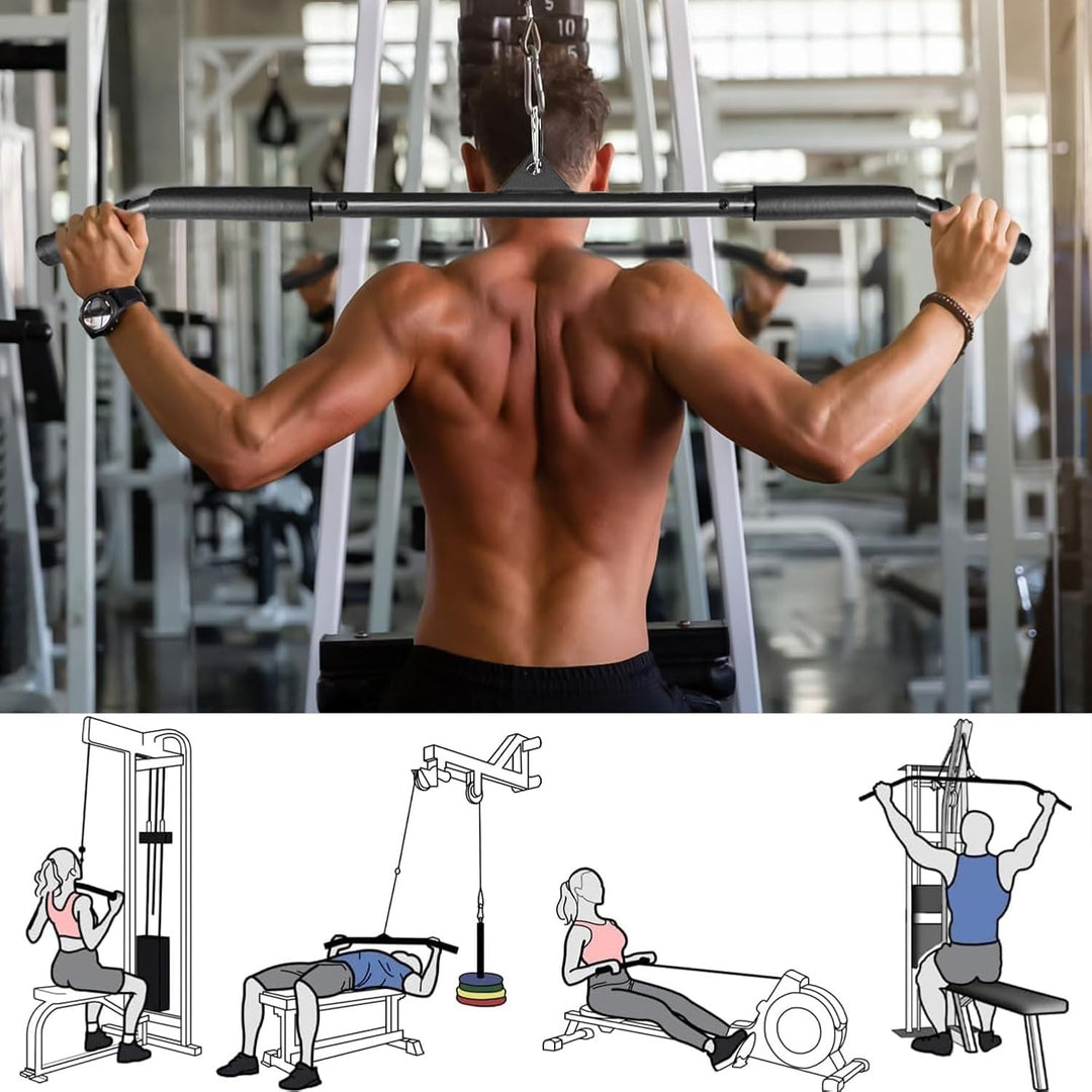 Favuit Bizeps Stange Latzugstange, LAT Pull Down Bar Fitness Krafttraining Gerade Stange Kabelzug La