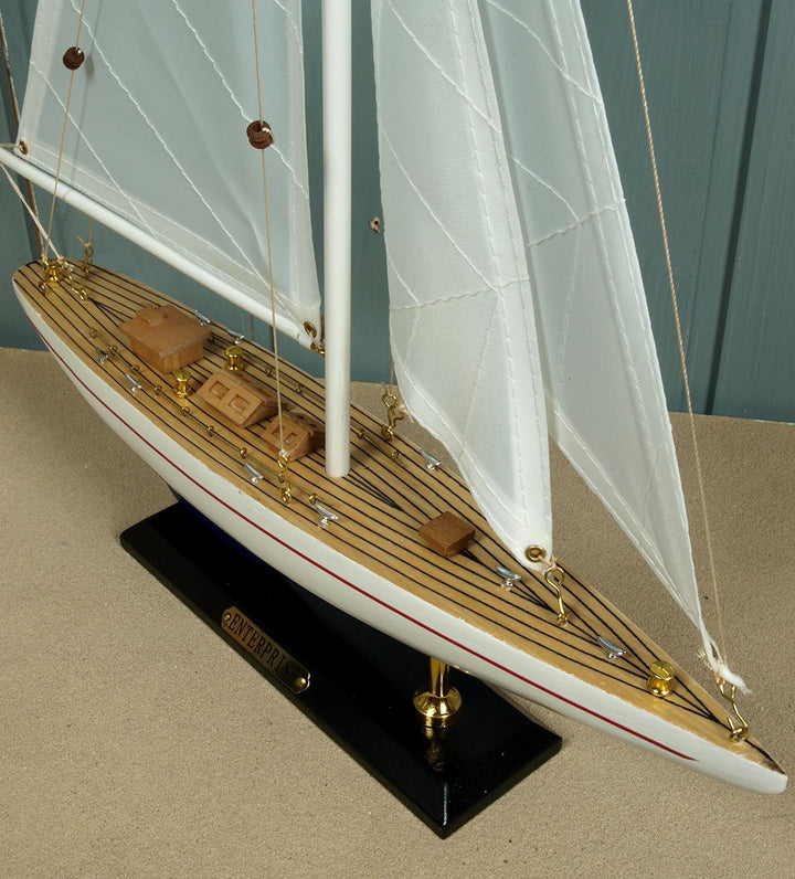 KüstenambienteYoicn Lth Segelboot aus Holz