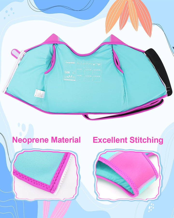 Kinder Schwimmjacke, Kleinkind Neopren Schwimmen Weste Schwimmtraining Hilfe Schwimmende Badeanzug m