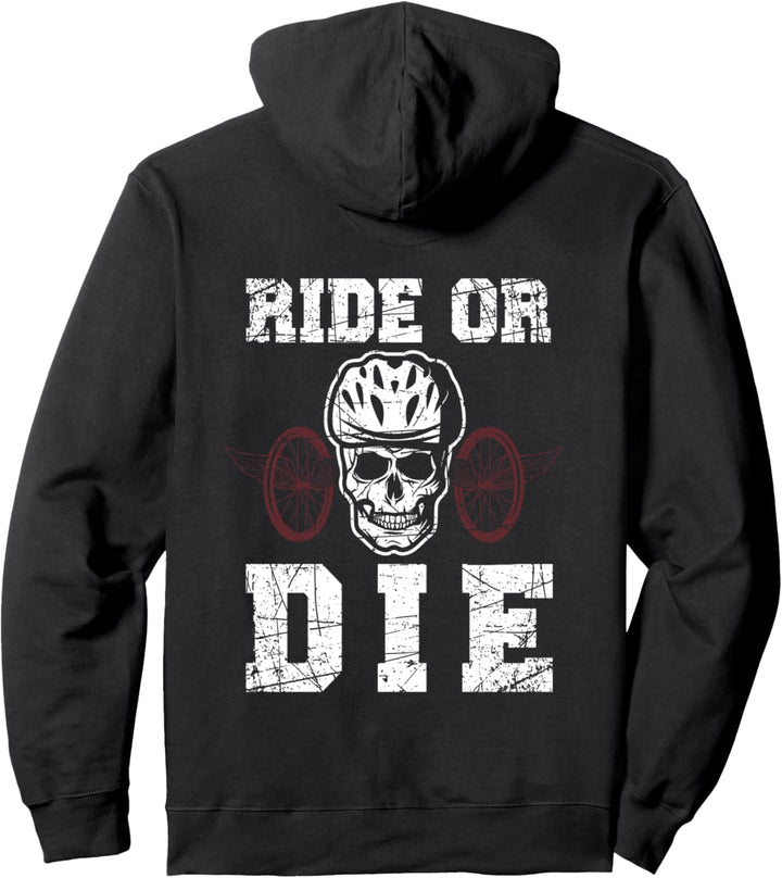 Backprint Ride or die Pullover Hoodie