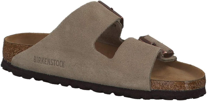 BIRKENSTOCK Arizona Pantoletten/Clogs Kind Marine Pantoffel 36 EU Taupe, 36 EU Schmal Taupe