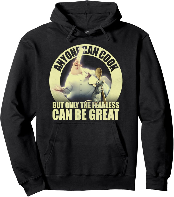 Disney Pixar Ratatouille Remy Anyone Can Cook Circle Text Pullover Hoodie