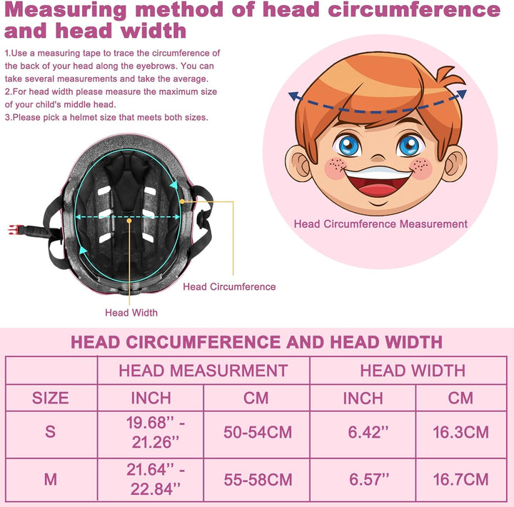 KORIMEFA Kinder Fahrradhelm Kinderhelm Radhelm Sporthelm CE-Zertifizierung für Fahrrad Skateboard Sc