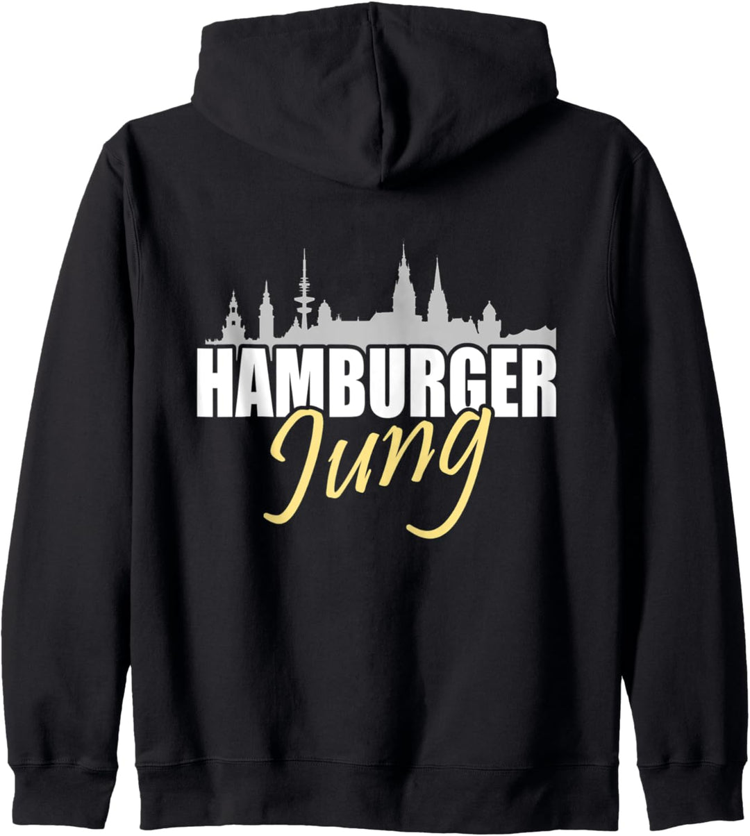 Hamburger Jung - Elbe Anker Moin Hamburg Sprüche Kapuzenjacke