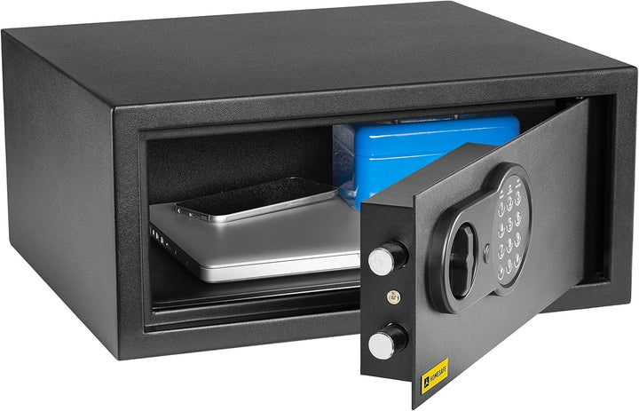 HomeSafe HV24E Möbeltresor mit Elektronikschloss, 20x44x38cm (HxBxT), Digitaler Tresor für Zuhause,
