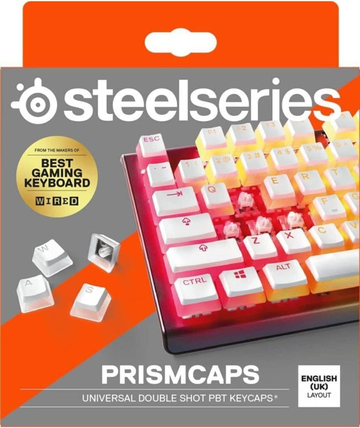 SteelSeries PrismCaps – Double-Shot-Tastenset mit „Pudding“-Optik – Kompatibilität mit allen gängige