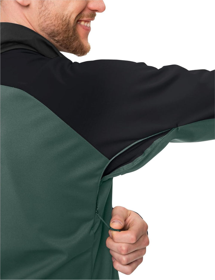 VAUDE Men's Posta Softshell Jacket VI - Softshelljacke Herren - Radjacke S dusty forest, S dusty for