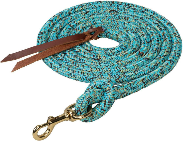 Weaver Leather Rough Out geöltes Brustkragen, Unisex-Erwachsene, Poly Cowboy Lead with Snap, 5/8" x