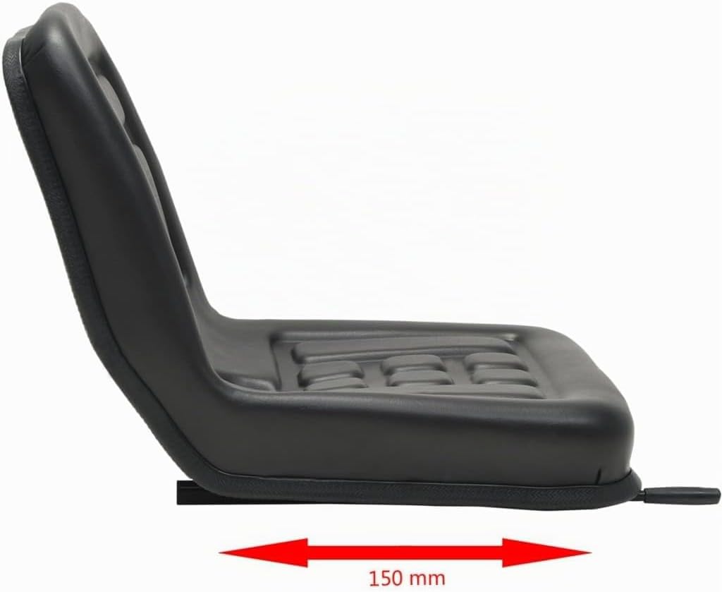 vidaXL Traktorsitz Universal Schwarz Schleppersitz Staplersitz Baggersitz