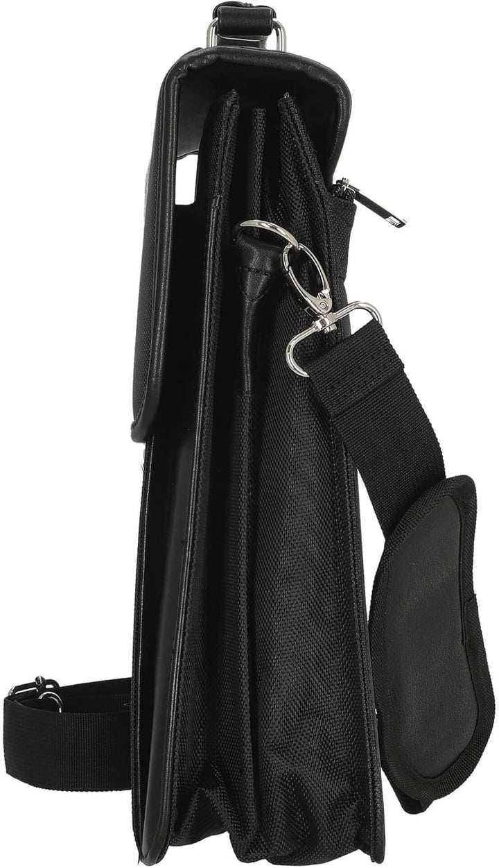 D&N Business Line Aktentasche, 41 cm, 18L, Schwarz