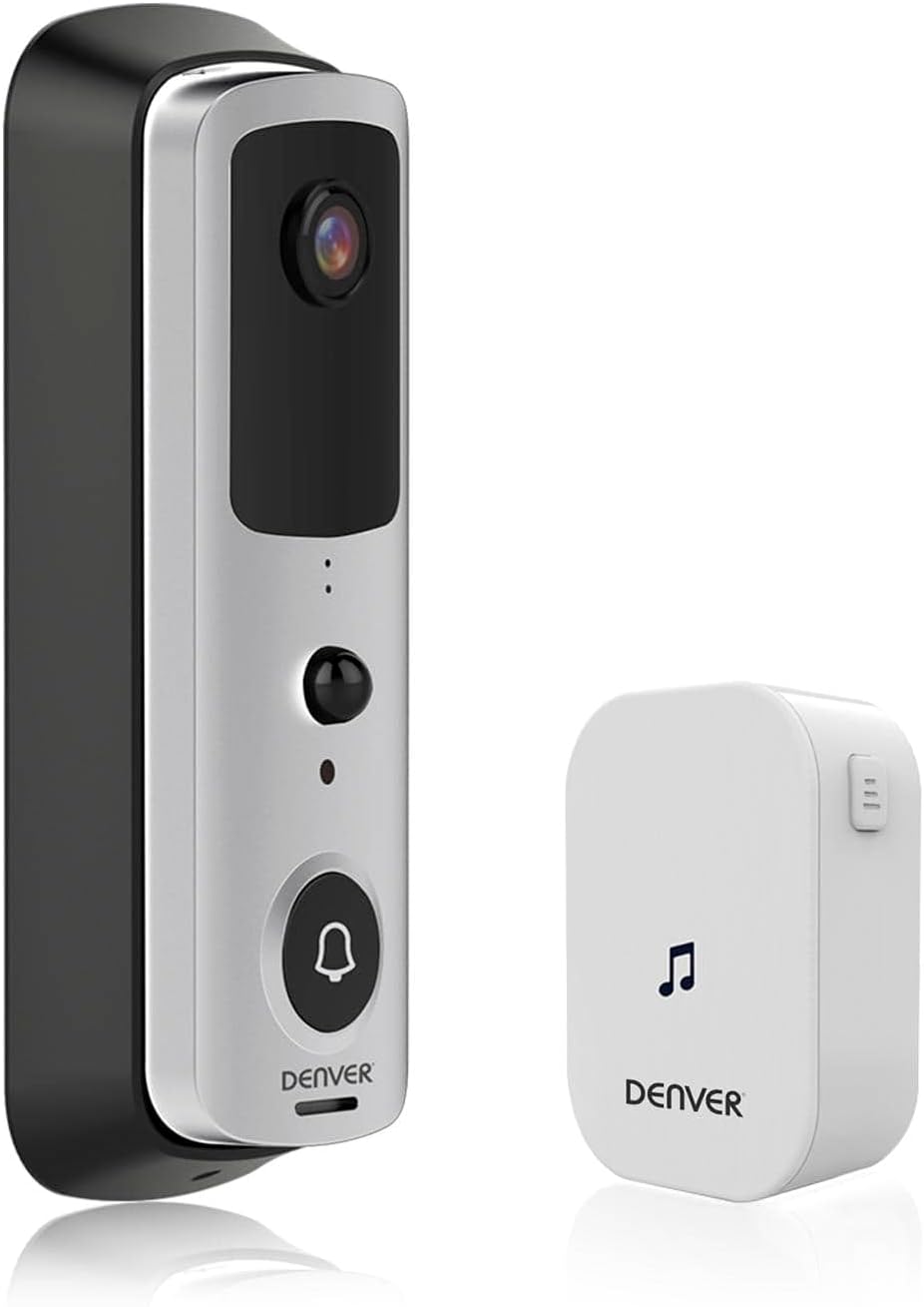 Denver SHV120 118000000000 118131200020 Video WLAN Tuersprechanlagen-Modul Weiss, Schwarz