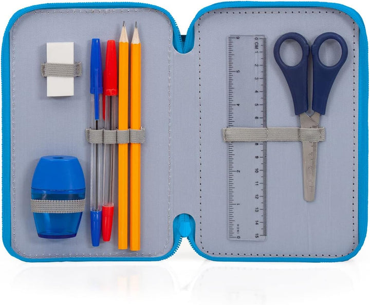 Ragusa-Trade Avengers Hulk Captain America Iron Man Thor, 3-Fach Federtasche Federmappe, 44 TLG. gef