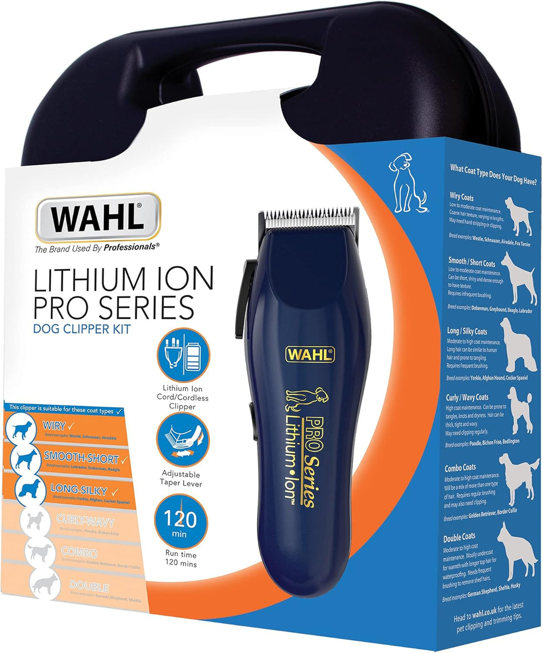 Wahl Hundeknipser, Pro Series Lithium Hundepflege-Kit, Vollmantel Hundepflege-Haarschneidemaschinen,