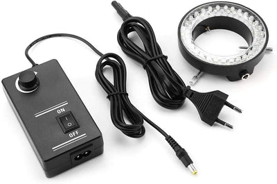 Mikroskop Beleuchtung Led, 3.5W Led Ringlicht Mikroskop Kamera 56 LEDs Perlen Lichtquelle, Helligkei