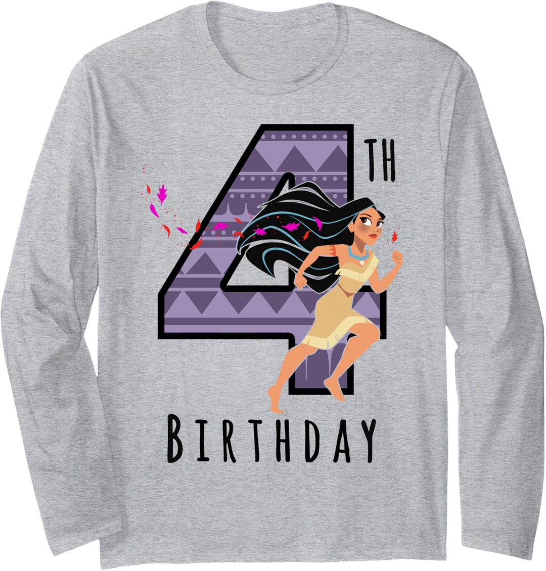 Disney Pocahontas Fourth Birthday Portrait Langarmshirt