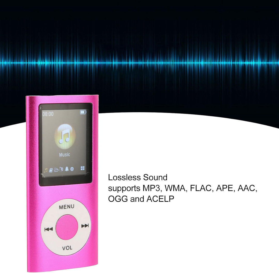 MP3 Musik Player mit Verlustfreier Sound, tragbarer Musik Player Grosser Speicher bis zu 64G Speiche