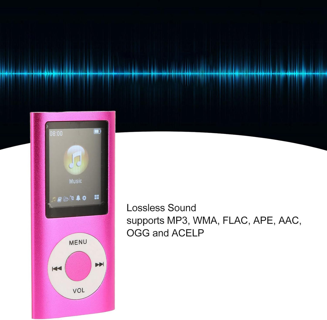 Yctze MP3-Player, Musik-Player mit 1,8-Zoll-LCD-Bildschirm, MP4-Bluetooth-Player, Integriertes Video