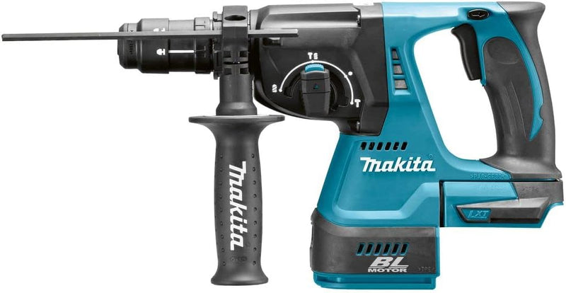 Makita Akku-Kombihammer Für SDS-PLUS 18 V / 5,0 Ah, 2 Akkus + Ladegerät Im MAKPAC Ladegerät im MAKPA